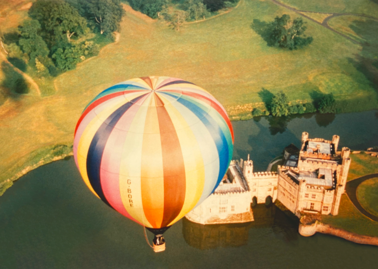 Ballooning over Leeds Castle