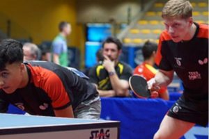 Sam Wilson and doubles partner Shayan Siraj of England Juniors compete for their country across several European nations.